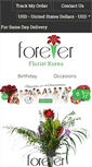 Mobile Screenshot of forever-florist-korea.com